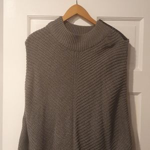 New York & Company Womens Sweater Crew Poncho